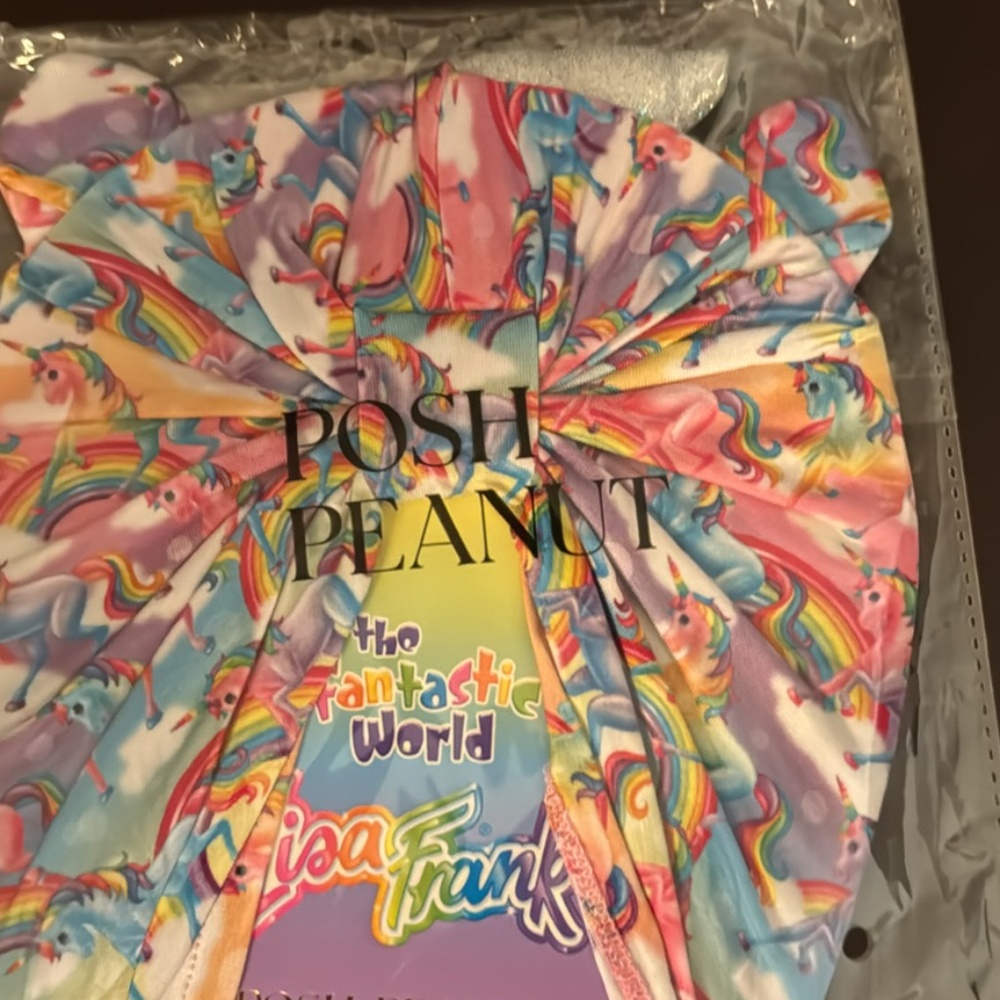 Posh Peanut Lisa Frank Markie Magic Unicorn Turban